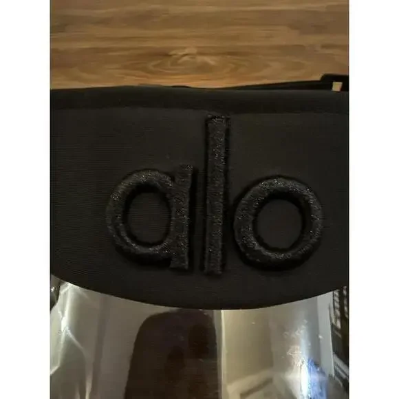 AUTHENTIC Alo Airlift Black Adjustable Visor with Clear Shield - Picture 5 of 6